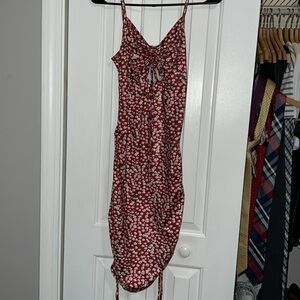 Floral Printed adjustable dress